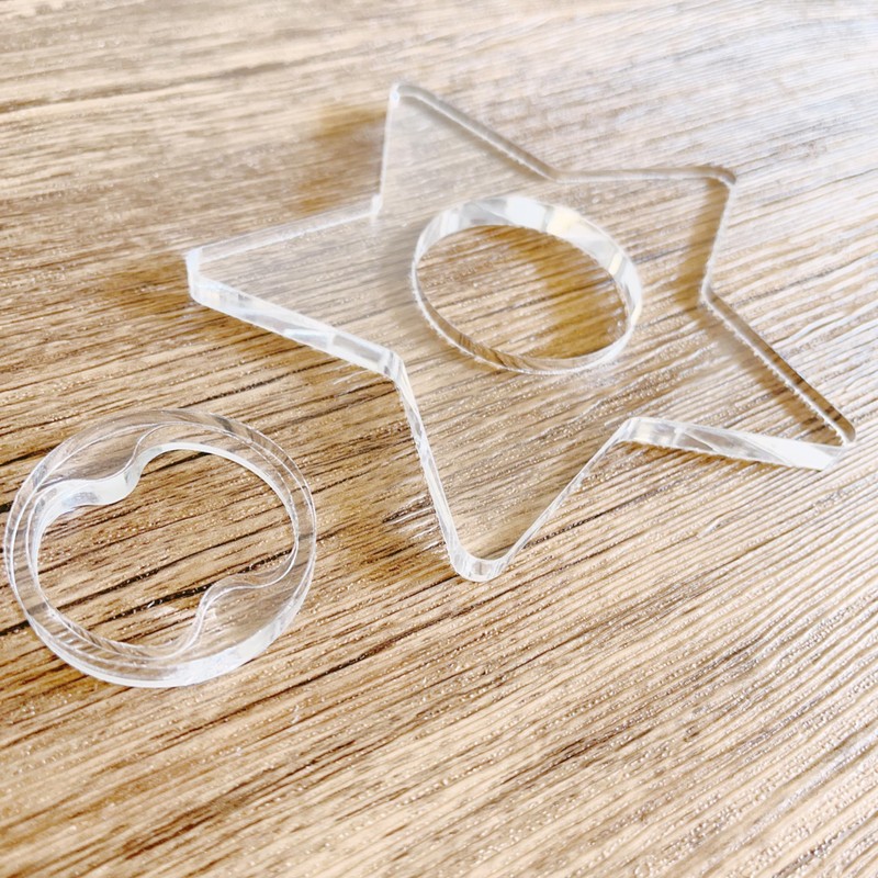 Star Shape Acrylic Bottle Opener Templates, Woodworking Router Template, Router