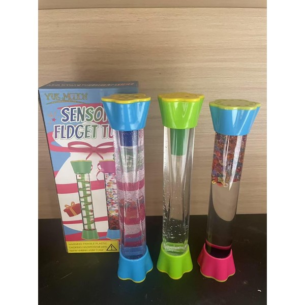 Cucue Sensory Fidget Tubes Set - Calming Toys for Kids