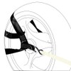 Oldbones Universal Motorcycle tie down straps Motorcycle Rear Wheel Tie