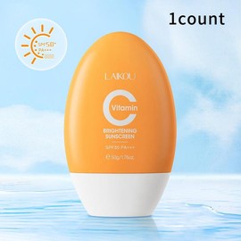 Vitamin C Brightening Sunscreen, Moisturizing Sunscreen, Brightening Sunscreen, Sun Care for Women & Men, Sunscreen with Orange Packaging - Color: Multicolor, Size: one-size