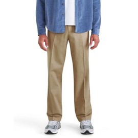 Dockers® Men's Classic Fit Signature Iron Free Khaki with Stain Defender Pants (Regular and Big & Tall), New British Khaki, 34W x 30L