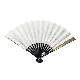 Tokusaya Inc. since 1848 Suehiro 25650 Suehiro Folding Fan Suehiro Fan, Suehiro, Gold, Silver, White, Free size
