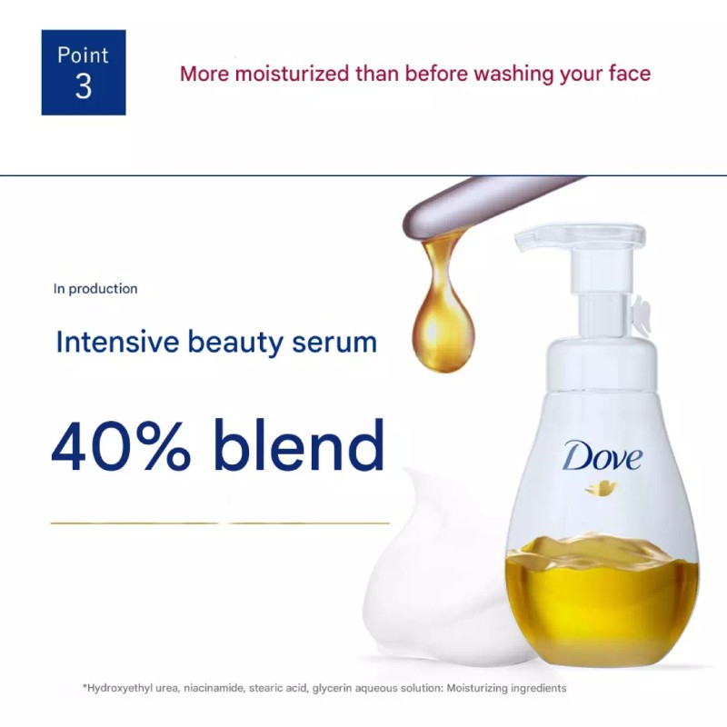 Dove Unilever Dove Facial Cleansing Mousse For Less Visible Pores