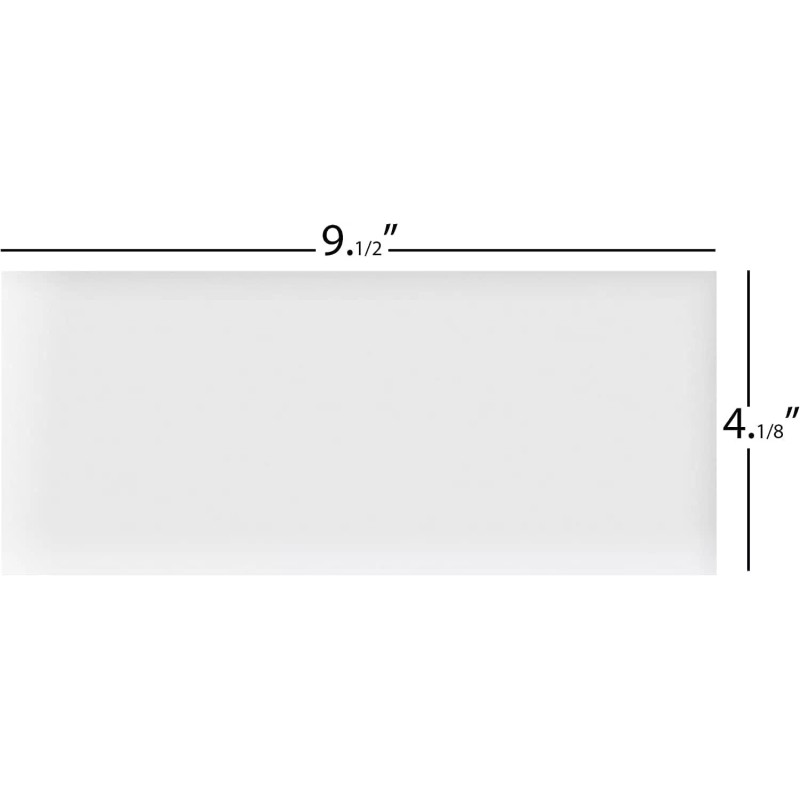 Splendoress 1000 Count White Envelopes High Quality Security Printing Windowless