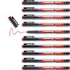 edding 141 F permanent pen - red - 10 pens