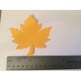 25 Large Fall Leaves Die cuts, 4 inch Leaf Cutout, Large Leaf Confetti, Thanksgiving Decor, Thankful Tree, Leaf Paper Piecing, Autumn Leaves
