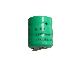 New Ni-MH 80mAh 3.6V Rechargable Battery Cells with Tab