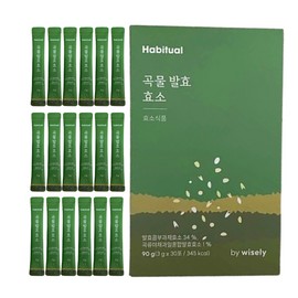 Habitual Wisely Grain Fermentation Enzyme Nurungji Flavor 30-day supply / 해비추얼 와이즐리 곡물발효 효소 누룽지맛 30일분