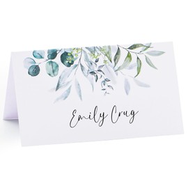Place Cards for Table Setting Name Cards for Wedding Reception Bridal Shower Seating