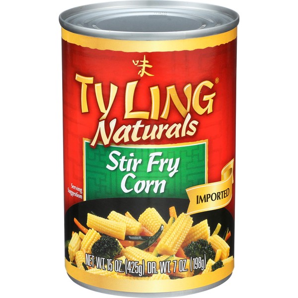Ty Ling Stir Fry Corn, 15 Ounce Can (Pack of 12)
