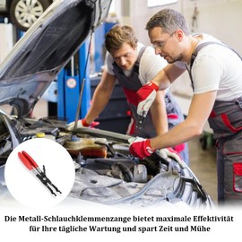 Soldering Pliers, Metal Hose Clamp Pliers, Car Soldering Aid Pliers for Car Maintenance Repair Maintenance, Black