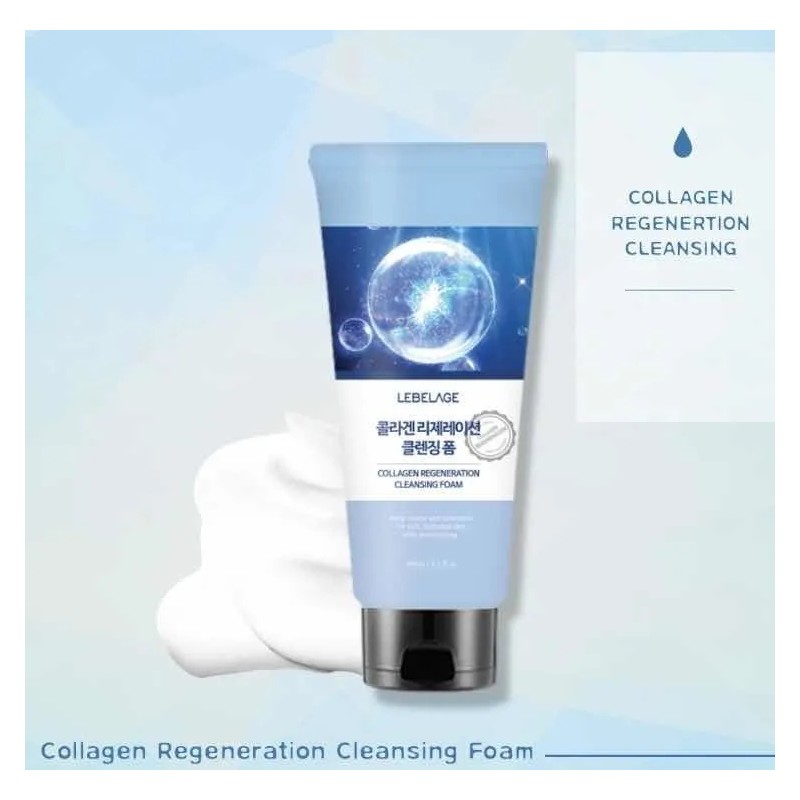 Espuma Limpiadora Coreana Regeneradora De Colágeno (2pz)