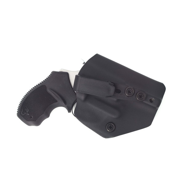 Compatable with Taurus 856/856CH 38 Special Ambidextrous IWB Kydex Holster Inside Waistband Concealed Carry Holster Made in USA (Black)