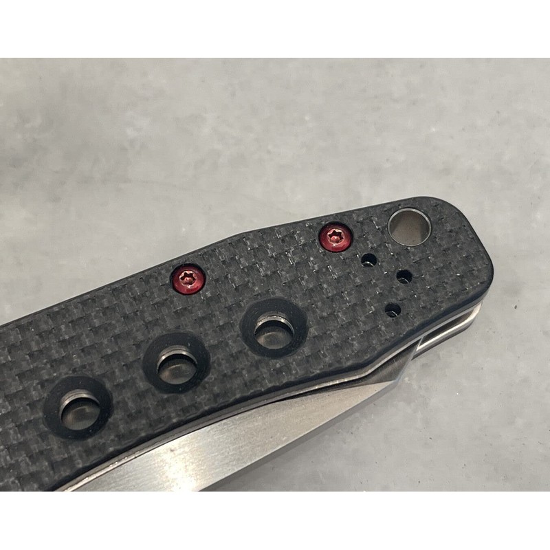 Red Stainless Steel Screws Set For Spyderco Smock C240CFP Knife