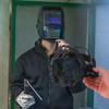 Mobestech Auto Darkening Welding Es Adjustable Welding Hood Headgear Fit