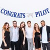 Congrats Pilot Banner, Congrats Grad, Congrats USAF/Future Pilot, Adventure Awaits,
