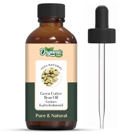 Organic Zing Green Coffee Bean (Coffea Arabica.) Oil, Pure & Natural Carrier Oil for Skincare, Hair Care & Massage - 118 ml/3.99 fl oz