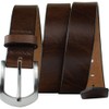 Nickel Smart Stone Mountain Brown Belt - 38"
