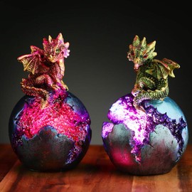 Puckator Baby Dragon LED Geode Dragon Egg