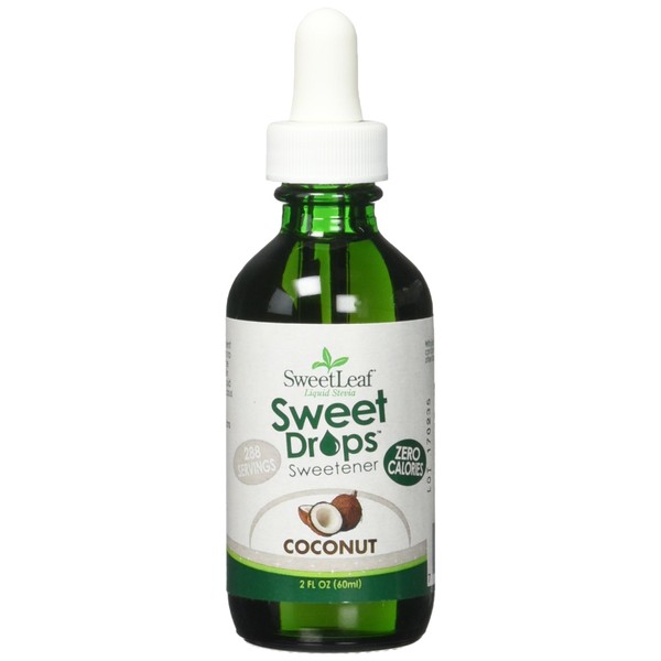 Sweet Leaf Liq Stevia, Coconut, 2 FZ (2 pack)