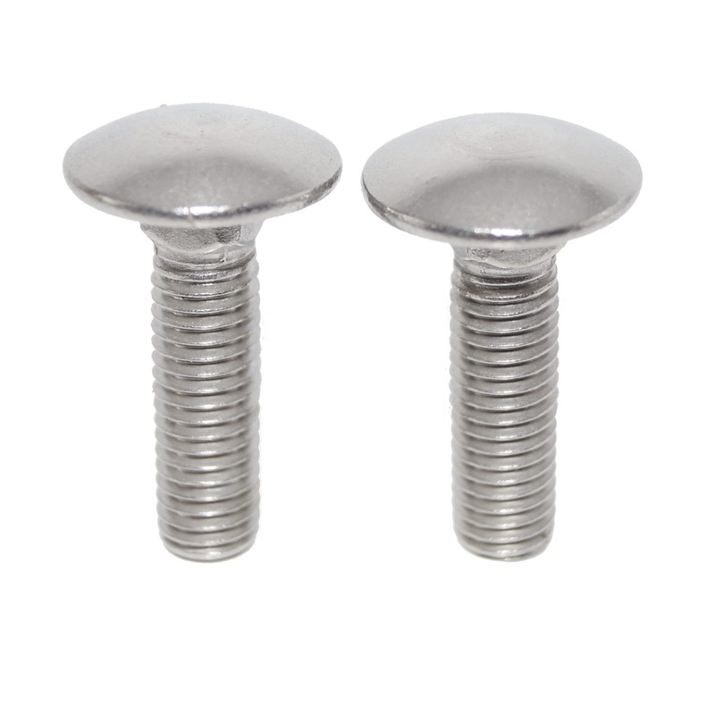 Carriage Bolts M5 x 16 Pack of 50 Round-Head Screws