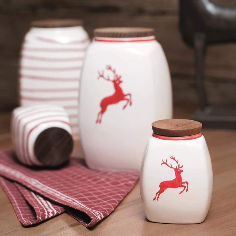 GMUNDNER KERAMIK Factory 0318BEGL05 Ruby Reindeer Egg Cup Smooth, 7.5