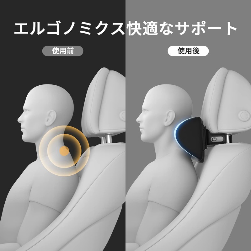 CANLER Headrest Neck Pad, Neck Cushion for Car, Adjustable, Neck