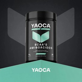 Bcaas Aminoácidos I Yaoca I 420 g I 30 Servicios I 7 g Por Servicio I Sabor Sandia I Con Vitamina B6