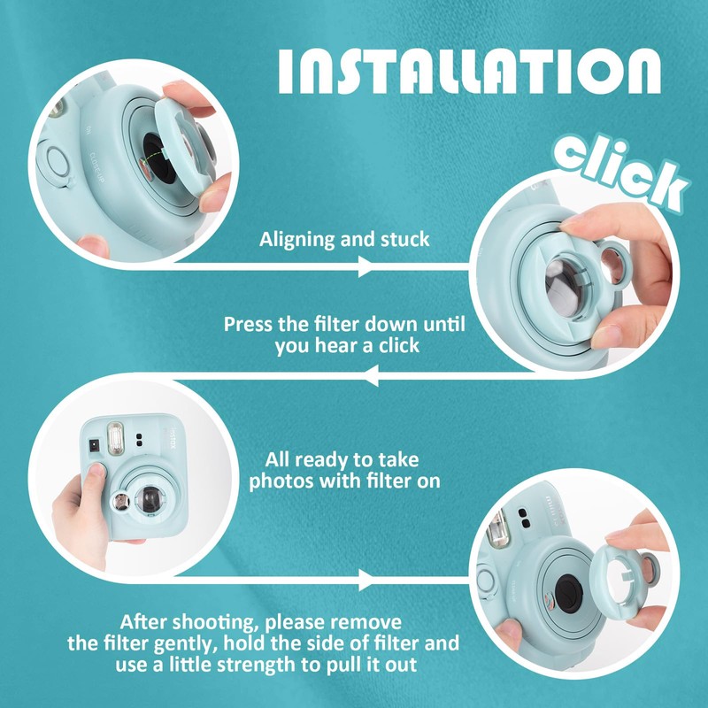 HIYQIN Fuji Mini 13 Selfie Mirror, Close UP Lens Compatible