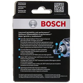 BOSCH 6715 OE - Bujía de platino de alambre fino, paquete de 4