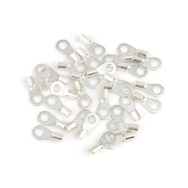 sourcingmap OT2.5-4 Ring Terminals Non-Insulated Crimp Wire Connector 30pcs