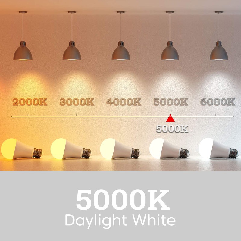 Linkind A19 LED Light Bulb, 60W Equivalent Light Bulbs, 8.5W