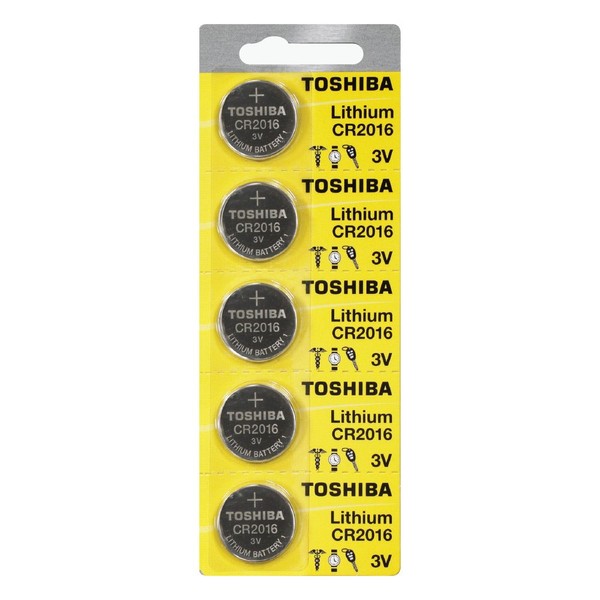 Toshiba CR2016 3 Volt Lithium Coin Battery (500 Batteries)