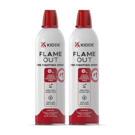 Kidde Flame Out Fire Fighting Spray, 14oz, for Home Use, Kitchens, Dorms, Apartments, 2 Pack