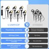 LAMPELIP Garden Spotlight LED Outdoor Waterproof White Pack of 6