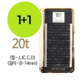 TT Eyelash Eyelashes 20t J Curl C Curl JC Curl D Curl 1+1 Event/Extension Eyelashes / 티티 아이래쉬 속눈썹 20t J컬 C컬 JC컬 D컬 1+1 행사/연장용 속눈썹