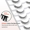 Lashes Wispy False Eyelashes Natural Look 10mm Short Lashes with