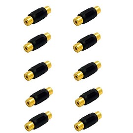 SIENOC 10 x RCA Cynch RCA Adapter Connector Coupling Female