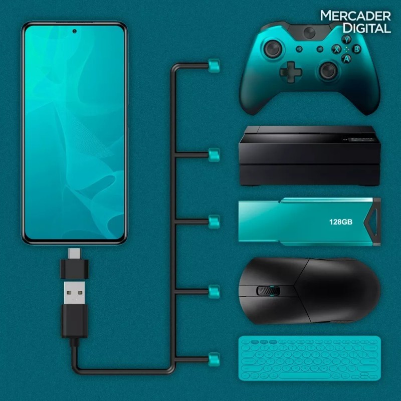 Mercader Digital 2 Pzs Adaptador Usb A Tipo C Otg