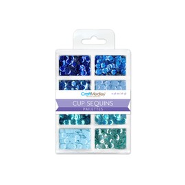 Multicraft Imports 7mm Cup Sequins Rhythm 'N Blues, 0.56-Ounce