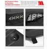 SAUTVS Matte Black Front Turbo Hood Scoop for Polaris RZR