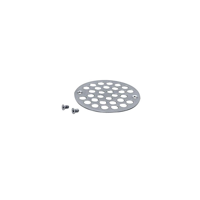 Westbrass D3192-26 4" OD Brass Shower Strainer Grid Drain Cover,