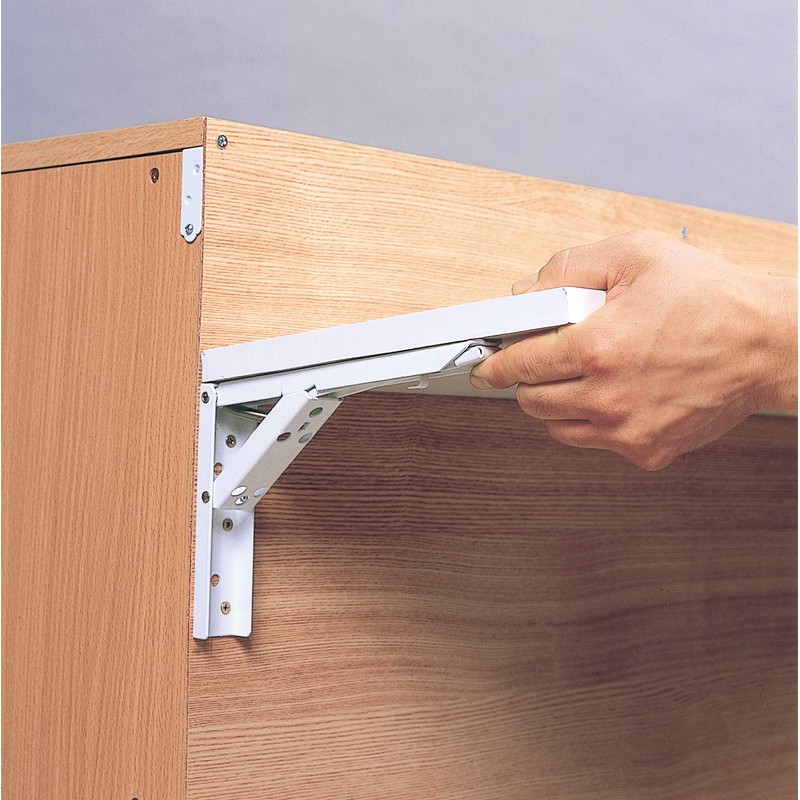 TANNER Touch Pon Folding Shelf Holder, 7.9 inches (200 mm),