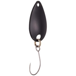 Shimano TR-0016 12S Cardiff Area Spoon, Roll Swimmer, 0.05 oz (1.5 g), Black 804051 Lure