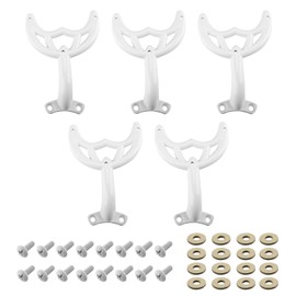 Aulpq Ceiling Fan Blades Arm, for 42-Inch Fan Blade, Compatible with 7740100 -White Finish, -5 Pcs