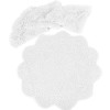kilofly Crochet Cotton Lace Table Placemats Doilies Value Pack, 4pc,