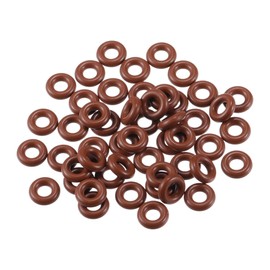 INFINAUTO O Ring Seal Gasket, 3mm ID x 2mm CS for Cars Trucks SUVs Trailers Orings Seal Washer Replacement Automotive Faucet Repair Brown, 50 Pcs