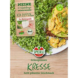 Sperli -Samen 84155 MicroGreen Refill Pad for Organic Cress (Sprouts)