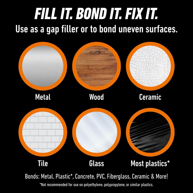 Gorilla Epoxy Ultimate, Waterproof, 10 Minute Set, Permanent Bond, Dries