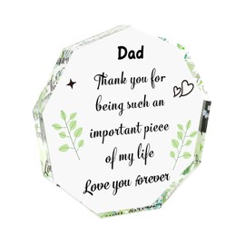 Father Chritmas Gifts for Dad Chritmas Gifts Acrylic Dad Gifts from Daughter Son Wife Father Gifts Dad for Dad Gifts for Dads Birthday Gifts for Dad Birthday Gifts from Daughter Cadeau Papa
